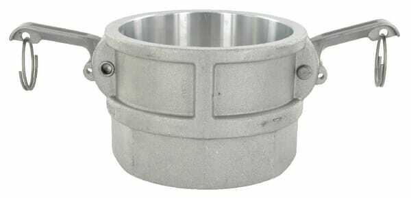 Pièces agricoles - Hydraulique - Camlock Type D 4" filetage femelle en aluminium