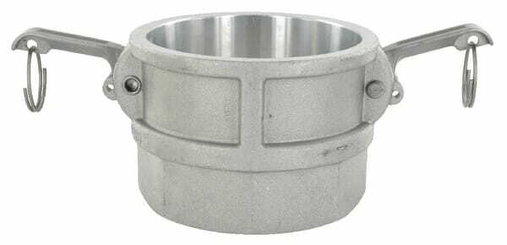 Pièces agricoles - Hydraulique - Camlock Type D 4" filetage femelle en aluminium