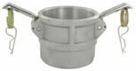 Camlock Type D 3" filetage femelle en aluminium