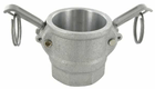 Camlock Type D 2" filetage femelle en acier inoxydable