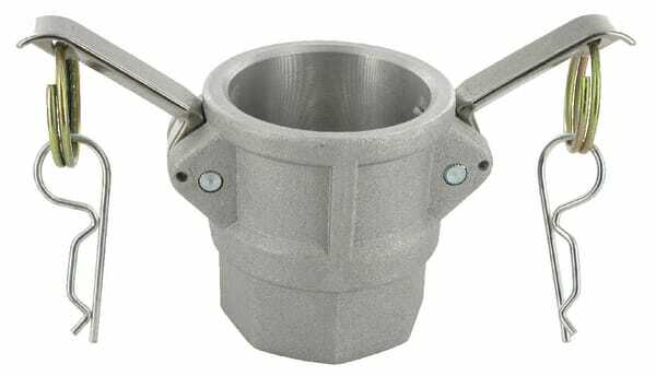 Pièces agricoles - Hydraulique - Camlock Type D 1 1/2" filetage femelle en acier inoxydable