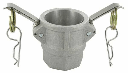 Pièces agricoles - Hydraulique - Camlock Type D 1 1/2" filetage femelle en acier inoxydable