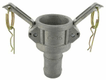 Embout de tuyau Camlock Type C 1 1/4" en acier inoxydable
