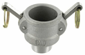 Camlock Type B filetage mâle 1" en acier inoxydable