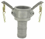 Embout de tuyau Camlock Type C 1 1/2" en acier inoxydable