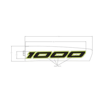 Pièces Quad & Motos - Pièces communes - DECAL-FR.FNDR,SIDE,TOP,LH Polaris origine