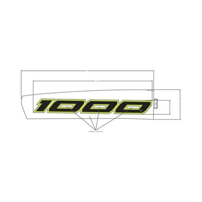 Pièces Quad & Motos - Pièces communes - DECAL-FR.FNDR,SIDE,TOP,RH Polaris origine