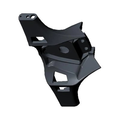 Pièces Quad & Motos - Pièces communes - ABS TURN SIGNAL MNT FRT FT BLK MACHINED Polaris origine