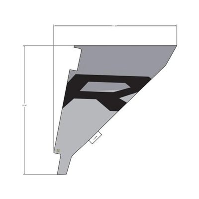 Pièces Quad & Motos - Pièces communes - DECAL-COVER,BOLSTER,LH Polaris origine