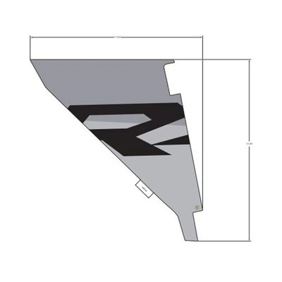 Pièces Quad & Motos - Pièces communes - DECAL-COVER,BOLSTER,RH Polaris origine