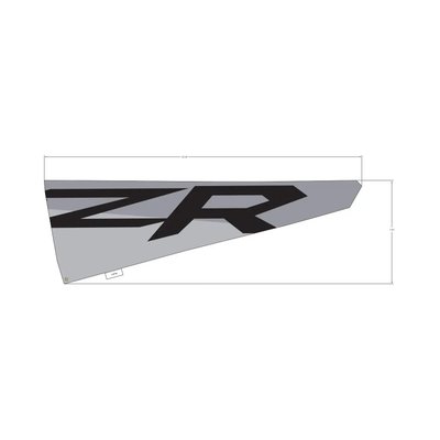 Pièces Quad & Motos - Pièces communes - DECAL-DOOR,UPR,MID,RH Polaris origine