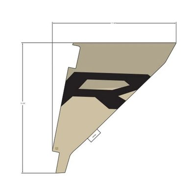 Pièces Quad & Motos - Pièces communes - DECAL-COVER,BOLSTER,LH Polaris origine