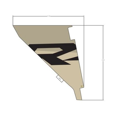 Pièces Quad & Motos - Pièces communes - DECAL-COVER,BOLSTER,RH Polaris origine