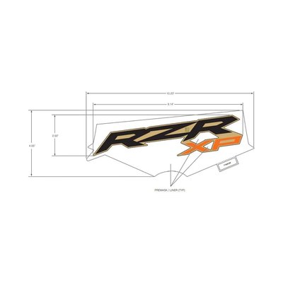 Pièces Quad & Motos - Pièces communes - DECAL-HOOD CNTR Polaris origine
