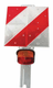 Panneau de signalisation à tube