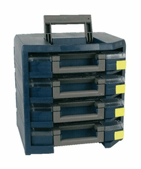 Pièces agricoles - Outils atelier - Caisson de transport 4 boîtes HandyBoxxser 4x5x5