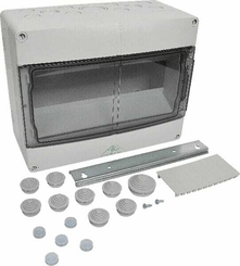 Pièces agricoles - Electricité - Coffret IP55/12 modul./1 rang.
