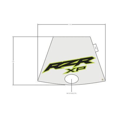 Pièces Quad & Motos - Pièces communes - DECAL-HOOD CNTR Polaris origine