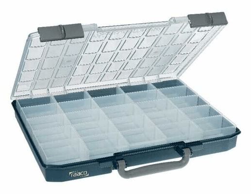 Pièces agricoles - Outils atelier - Boîte d'assortiment 25 godets CarryLite 55 5x10-25/1 Raaco