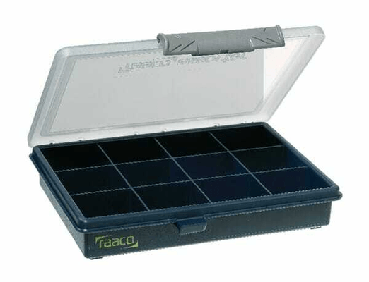 Pièces agricoles - Outils atelier - Boîte d'assortiment 12 cases Assorter 6-12 Raaco