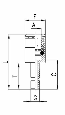 Pièces agricoles - Pièce pneumatique - Accouplement rapide femelle