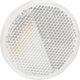 Catadioptre, blanc, rond