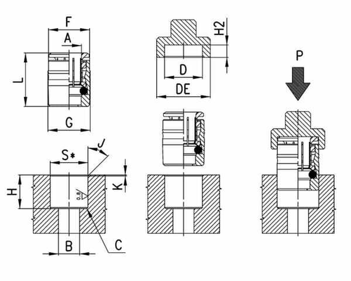 Pièces agricoles - Pièce pneumatique - Accouplement rapide femelle