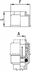 Pièces agricoles - Pièce pneumatique - Coiffe de protection