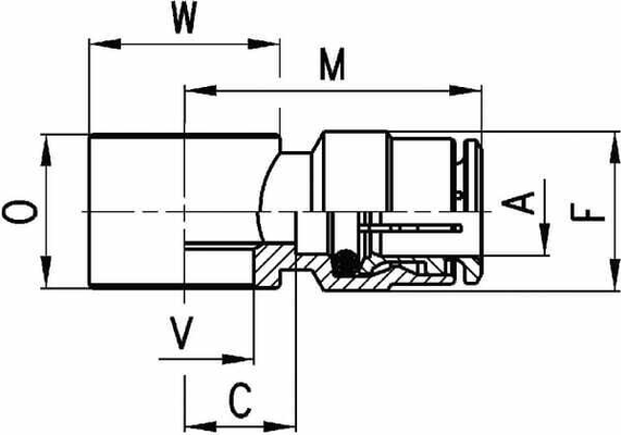 Pièces agricoles - Pièce pneumatique - Raccord Banjo 6610 5-M6