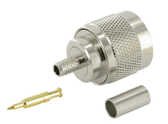 Pièces agricoles - Electricité - Fiche N Male RG58