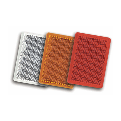 Pièces agricoles - Pièce divers - HF- 2 CATADIOPTRES ORANGE ADHESIF