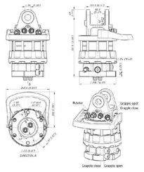 Pièces agricoles - Hydraulique - Rotator 100kN Bride 6x17mm ron