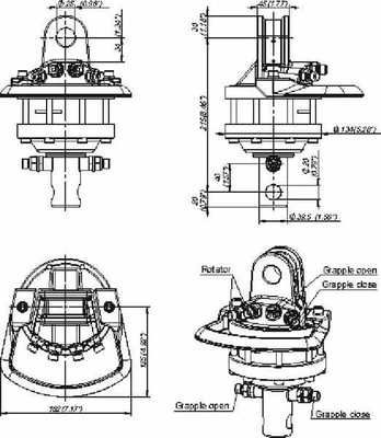 Pièces agricoles - Hydraulique - Rotator 10kN Cardan 39,5mm Tro