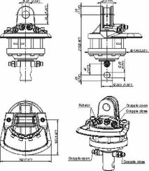 Pièces agricoles - Hydraulique - Rotator 10kN Cardan 39,5mm Tro