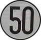 Panneau limitation vitesse 50