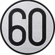 Panneau limitation Vitesse 60 Km/h