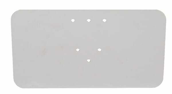 Pièces agricoles - Eclairage - Plaque d'immatriculation 240 x 130 mm PVC