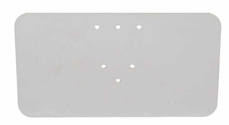 Pièces agricoles - Eclairage - Plaque d'immatriculation 240 x 130 mm PVC