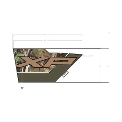 Pièces Quad & Motos - Pièces communes - DECAL-FR.FNDR,SIDE,TOP,XP,RH Polaris origine