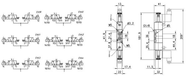 Pièces agricoles - Pièce pneumatique - Électrovanne 338D-015-02