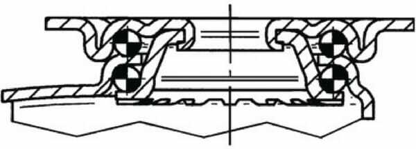 Pièces agricoles - Outils atelier - Roue pivotante, roue en polyuréthane : Ø100x32mm, with brake, Acier inoxydable Fixation de plaque: 77x67mm Load: 100kg, Ro-Carr