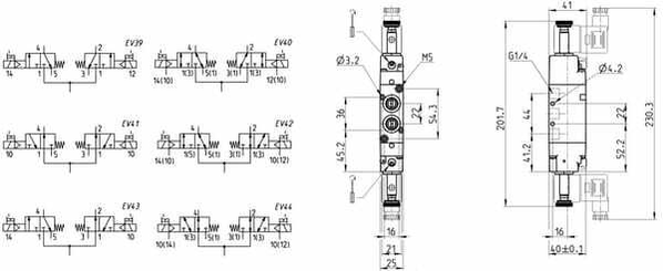Pièces agricoles - Pièce pneumatique - 334D-015-02 SOLENOID VALVE