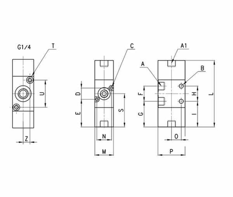 Pièces agricoles - Pièce pneumatique - Distributeur 3/2, bistable