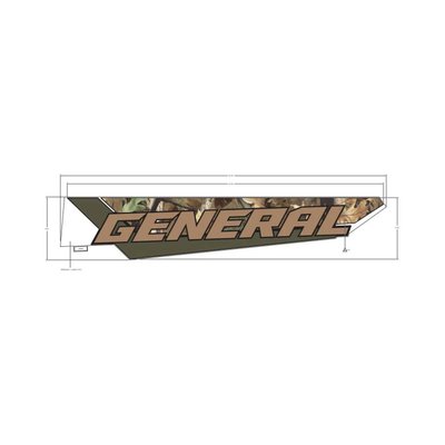 Pièces Quad & Motos - Pièces communes - DECAL-BOX,SIDE,LH Polaris origine