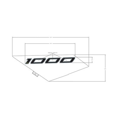 Pièces Quad & Motos - Pièces communes - DECAL-FR.FNDR,TOP,1000,LH Polaris origine