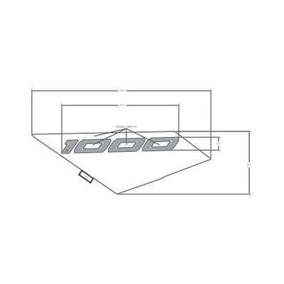 Pièces Quad & Motos - Pièces communes - DECAL-FR.FNDR,TOP,1000,LH Polaris origine