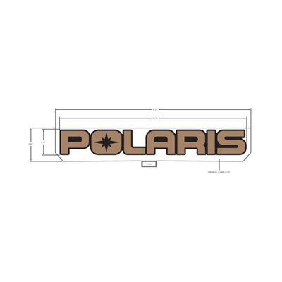 Pièces Quad & Motos - Pièces communes - DECAL-POLARIS,M.TAN Polaris origine