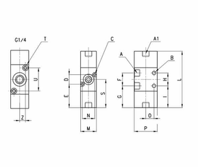 Pièces agricoles - Pièce pneumatique - Distributeur 3/2, bistable
