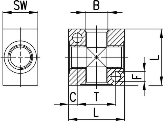 Pièces agricoles - Pièce pneumatique - Distributeur 4 voies