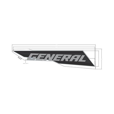 Pièces Quad & Motos - Pièces communes - DECAL-BOX,SIDE,RH Polaris origine